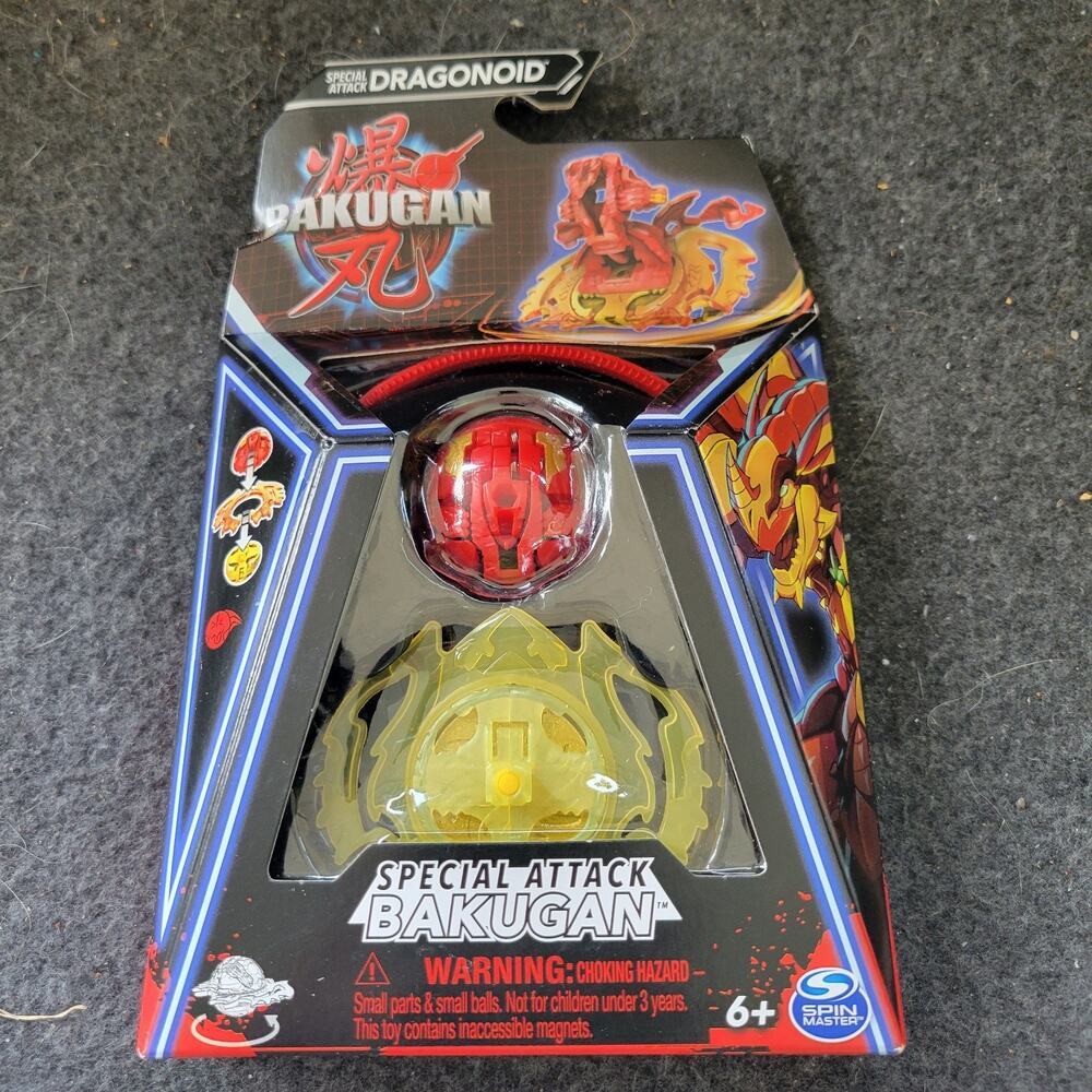Bakugan‎ Special Attack Dragonoid Red Spinning Action Figure Spin Master New